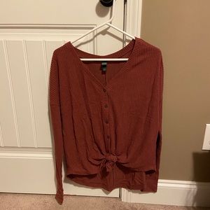 Wild Fable women’s red knit sweater size small